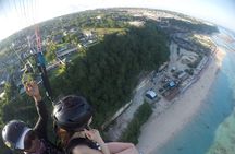 Paragliding Bali Nusa Dua cliff with Free Photo/Videos