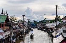 Damnoen Floating Market & Optional Erawan Water Waterfall Tour