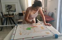 Art workshop-- Create your own greek silk scarf in Athens !