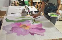 Art workshop-- Create your own greek silk scarf in Athens !