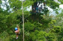 Zipling Hot Springs Adventure from Tamarindo, Rincon de la Vieja