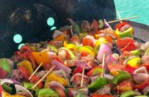 Bacalar Seven Color Lagoon Private Boat Adventure with BBQ Option