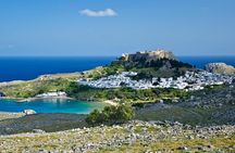 Rhodes Medieval town and Lindos Acropolis guided tour with Minibus .