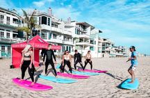 Shared 2 Hour Small Group Surf Lesson in Santa Monica