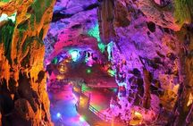 Glass Bridge by Elevator and Beautiful Karst Cave Private Tour