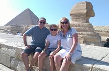 Full Day Private Tour Giza Pyramids Sphinx, Camel Ride, Egyptian Museum & Bazaar
