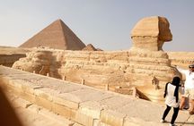 Full Day Private Tour Giza Pyramids Sphinx, Camel Ride, Egyptian Museum & Bazaar