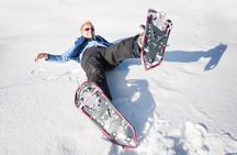 Eco friendly snowshoeing in Scenic Landscape