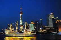 Shanghai Night River Cruise VIP Seating with Private Transfer and Dinner Option