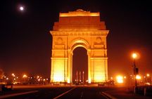 Night View of Old & New Delhi 