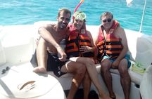 PRIVATE! | 4-hour Speed Boat Trip | Swim With Dolphins, Snorkeling & Island 
