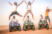 Abu Dhabi 30 minutes Quad Bike Self-drive with Sunset Desert Safari