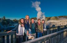 Private Tour From Auckland to Rotorua & Waitomo Glowworm Caves, Small group
