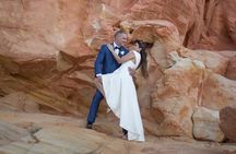 Valley of Fire Wedding by Private Limousine