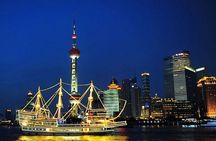 Shanghai Authentic Dinner and Night River Cruise with Rooftop Bar Hopping Option