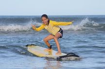Amazing Surf Lessons on a Secluded Beach with Ocean Village Tour