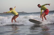 Amazing Surf Lessons on a Secluded Beach with Ocean Village Tour