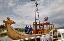 From La Paz:Tiwanacu and Titicaca lake in one day.