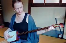 Learn Japanese guitar "Shamisen"