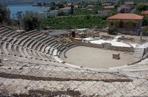 Epidavros sea kayak at the Ancient sunken city tour, small ancient theater 