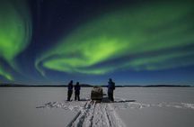 From Kakslauttanen:Northern Lights tour to Lake Inari, inc dinner