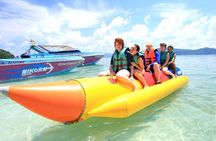 Full Day Coral Island Tour With Banana Boat By Speedboat From Phuket