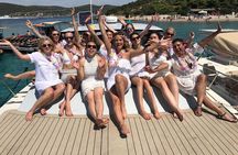 Private custom Blue & Green Cave tour with yacht from Hvar town