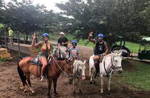 One Day Adventure Hot Spring, Horseback, Zip Lining,Water Slide