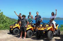 Island Tour & Getaway on the Bora Bora Mountains by Quad / ATV