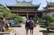 Da Nang Evening Tour with Marble Mountain, Monkey Mountain, Dragon Bridge 