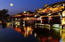 Wuzhen Ancient Water Town Private Night Tour from Hangzhou with Dinner Option