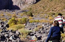 Cajón del Maipo, view of the volcano, small group waterfall