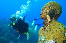 For certified Divers Experience the Under Water Museum and the Manchones Reef 