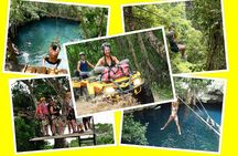 ATV, zip lines and cenote