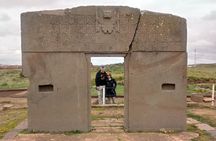 Visit Tiwanacu and Titicaca lake in one day tour from La Paz.