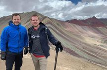 The colors of the Andes:The Rainbow Mountain.