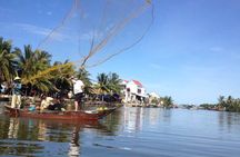 Hoi An Basket Boat Tour & cooking class(local market, boating, fishing crab...)