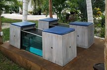 Fish Spa, Beach Break with Lounge Chairs, Umbrellas & Beach Area