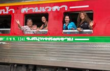 Half-Day Railway Market and Floating Market Tour in Thailand