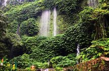 Benang kelambu waterfall and benang stokel waterfall lombok