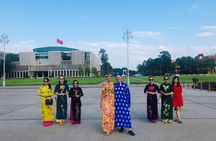 Ao dai Vietnam photograph tour with private car 