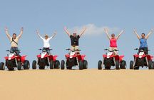 Morning Red Dunes Desert by Quad Bike, Dune Bashing, Camel Ride & Sandboarding
