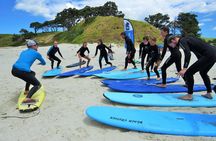 Beginner Surf Lesson at Te Arai Beach