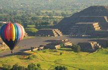 Hot Air Balloon over the Pyramids with private transportation