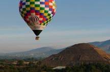 Hot Air Balloon over the Pyramids with private transportation