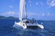 50' Luxury Yacht. Private Full or Half Day Catamaran Snorkel, & Beach Experience