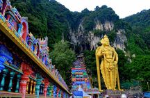 The holy caverns and temples of the Batu Caves