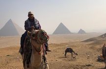 Half day with pyramids and Sphinx with riding a Camel