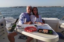 Romantic walk in the Bay of Cadiz