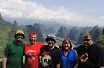 Daxu Ancient Town & Li River Bamboo boat &Xianggong Hill & Yangshuo Private tour